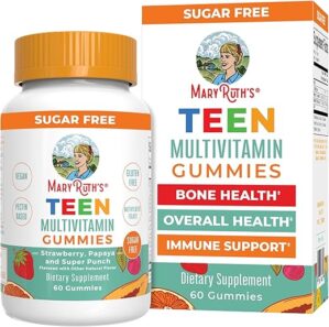MaryRuth Organics Multivitamin Gummy For Teens, Sugar Free