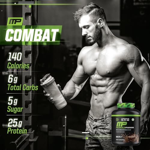 Muscle Pharm Combat Protein Powder, Chocolate Milk Flavor - Image 4