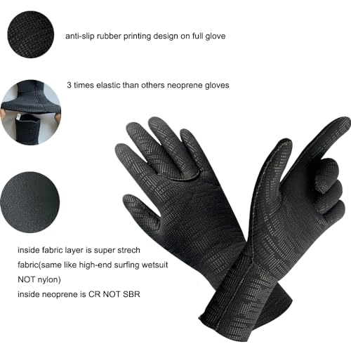 MYLEDI Neoprene 3mm Thermal Wetsuit Gloves - Image 4