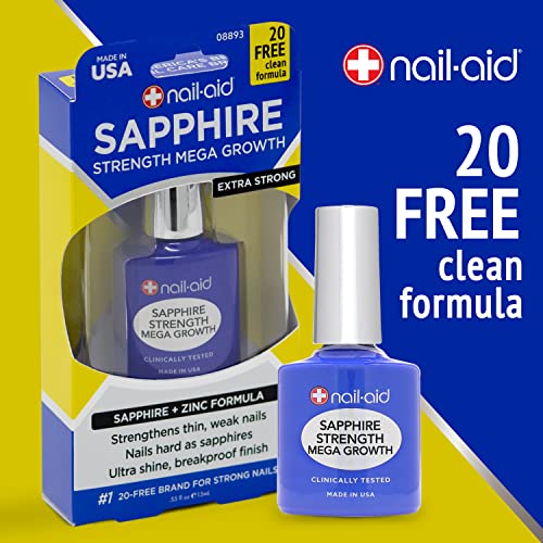 Nail-Aid Sapphire Strengthener & Mega Growth Treatment - Image 4