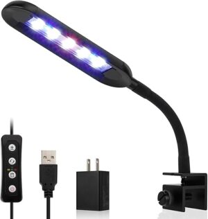 hygger Nano Tank Mini Clip-on Aquarium Light