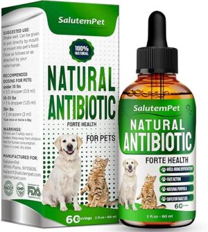 SalutemPet Natural Antibiotics For Dogs & Cats