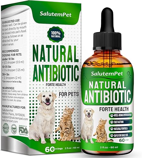 SalutemPet Natural Antibiotics For Dogs & Cats