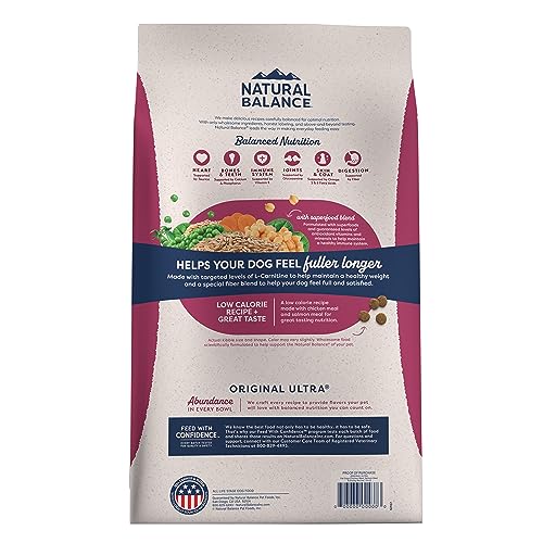 Natural Balance Original Ultra Fat Dogs Low Calorie Dry Dog Food - Image 2