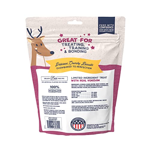 Natural Balance Venison Grain-Free Dog Treats, 14 Ounce - Image 3