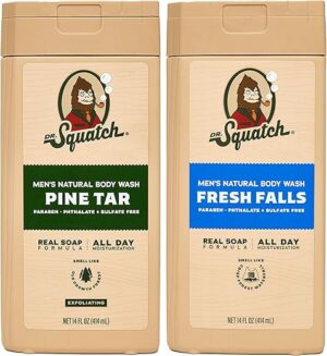 Dr. Squatch Natural Body Wash – Pine Tar + Fresh Falls