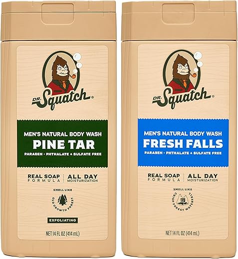 Dr. Squatch Natural Body Wash - Pine Tar + Fresh Falls