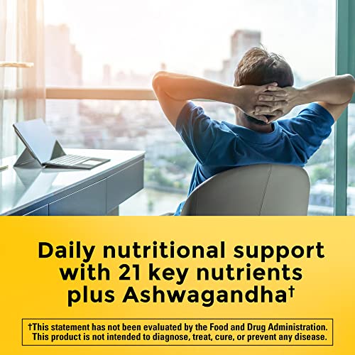 Nature Made Multi + Ashwagandha Multivitamin, Stress Relief, 60 Capsules - Image 2