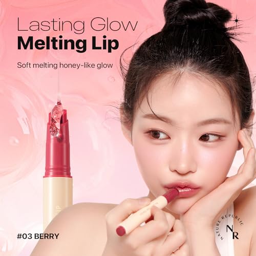 Nature Republic Honey Melting Lip 03 Berry Gloss - Image 2