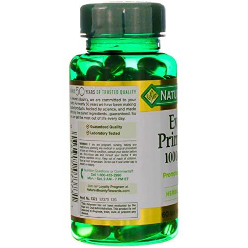 Nature's Bounty Evening Primrose Oil 1000 mg Softgels - Image 3