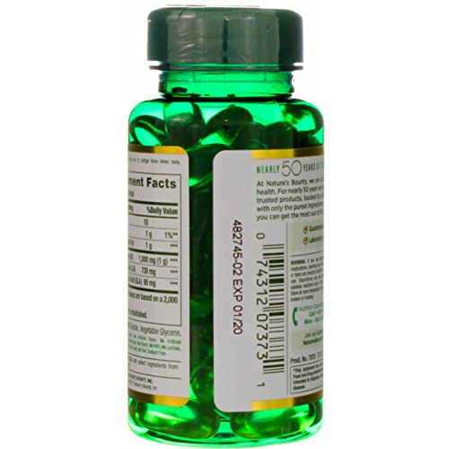 Nature's Bounty Evening Primrose Oil 1000 mg Softgels - Image 4
