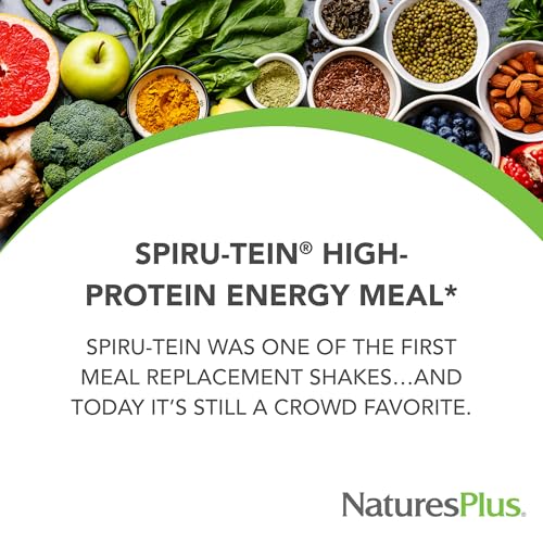 Natures Plus Spiru-Tein Strawberry Protein Shake, 1.2 lb - Image 3