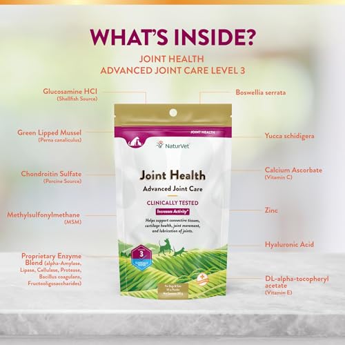 NaturVet Joint Health Level 3 Pet Supplement - Image 5