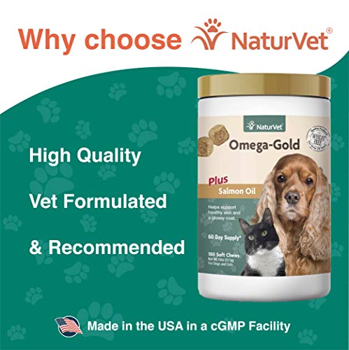 NaturVet Omega-Gold Plus Salmon Oil Soft Chews - Image 4