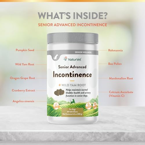 NaturVet Senior Advanced Incontinence Dog Supplement - 60 Ct - Image 5
