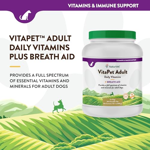 NaturVet Vita Pet Adult Plus Breath Aid Tablets - Image 4