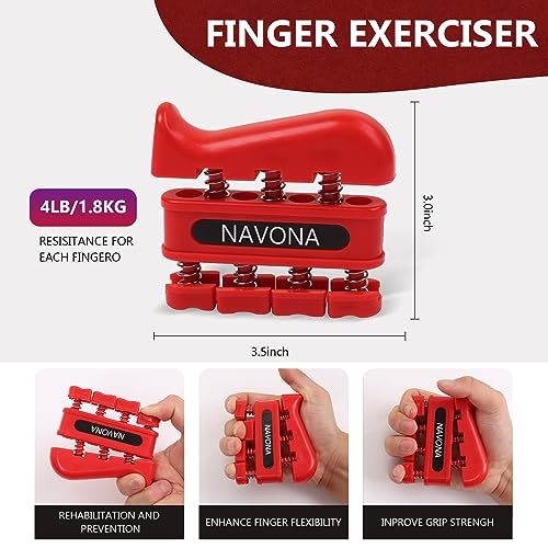 Navona Grip Strength Trainer Kit, Hand Gripper - Image 4