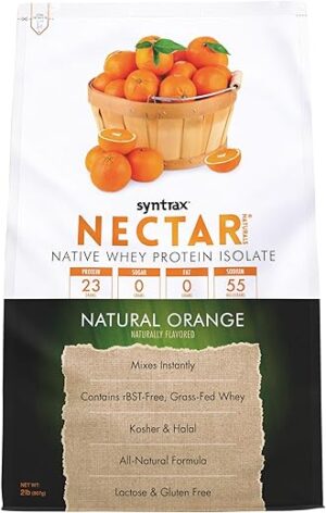 Syntrax Nectar Naturals Whey Isolate Protein, Orange