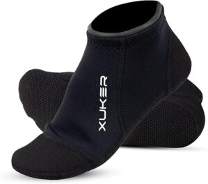 XUKER Neoprene Water Socks 3mm, Sand Proof