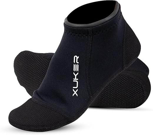 XUKER Neoprene Water Socks 3mm, Sand Proof