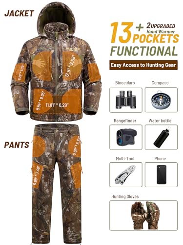 NEW VIEW Camo Winter Warm Hunting Suit - Image 3