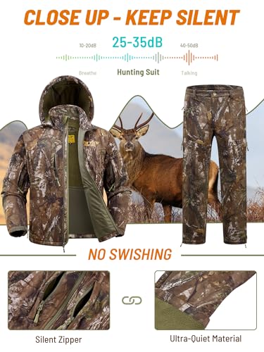 NEW VIEW Camo Winter Warm Hunting Suit - Image 4