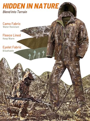 NEW VIEW Camo Winter Warm Hunting Suit - Image 2
