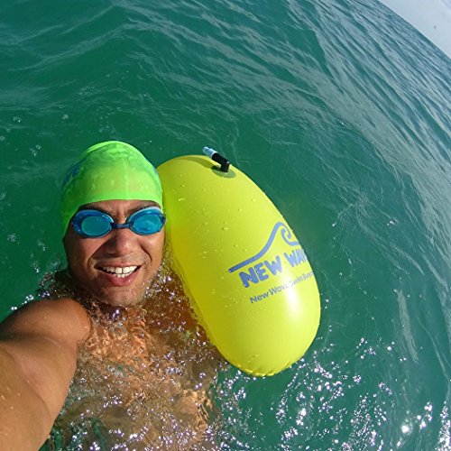 New Wave Swim Buoy Swim Bubble Safety Buoy Tow Float - Image 5