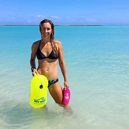 New Wave Swim Buoy Swim Bubble Safety Buoy Tow Float - Image 2