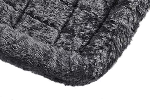 New World Gray Bolster Dog Bed, 22-Inch - Image 3