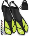 BPS New Zealand Short Adjustable Snorkel Fins