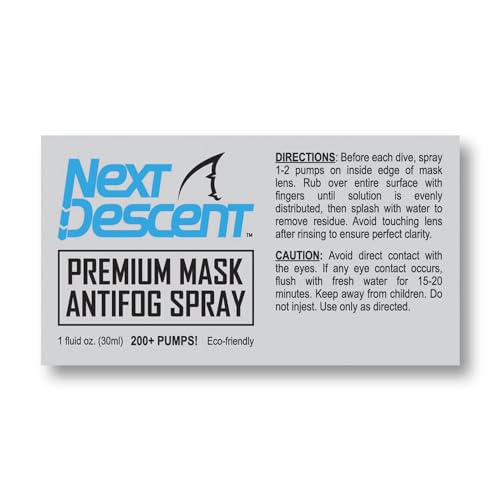 Next Descent Anti Fog Spray For Scuba Mask - Image 2