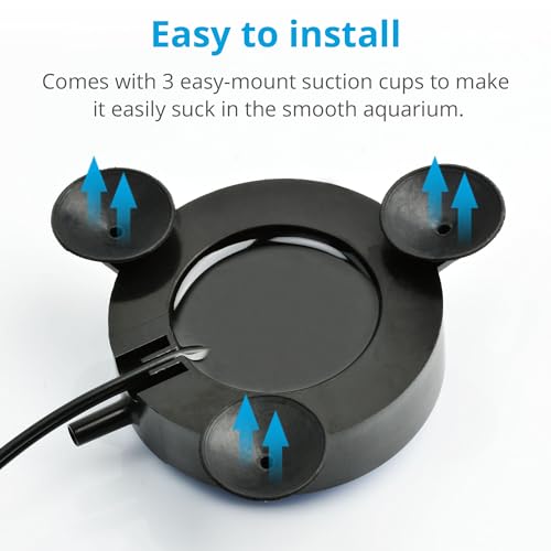 NICREW Aquarium Volcano Bubbler Kit with LEDs - Image 3