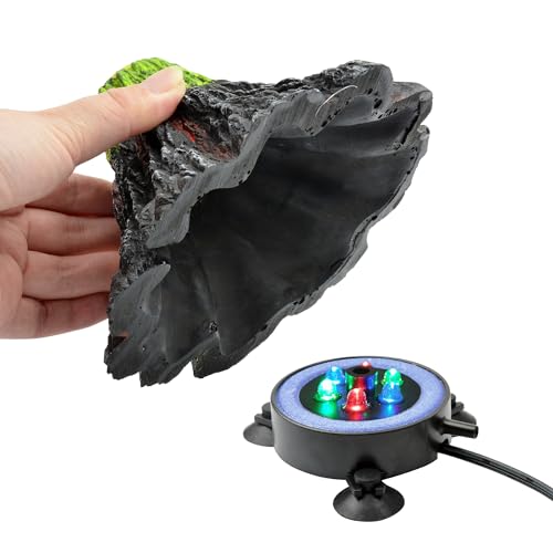NICREW Aquarium Volcano Bubbler Kit with LEDs - Image 4