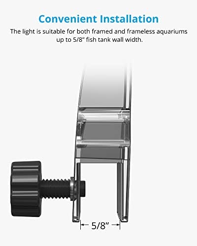 NICREW Marine Clip-On Aquarium Light With Timer - Image 5