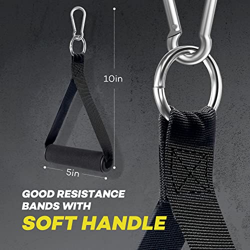 NITEEN Heavy Resistance Bands With Handles - Image 3