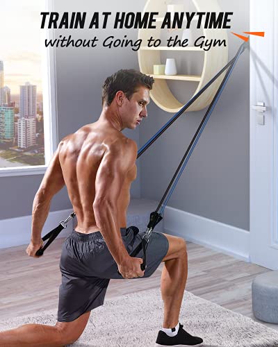 NITEEN Heavy Resistance Bands With Handles - Image 4