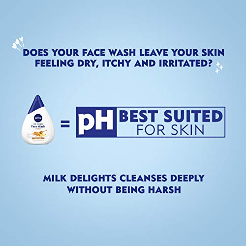 NIVEA Face Wash, Milk Delights Honey, 100ml - Image 4