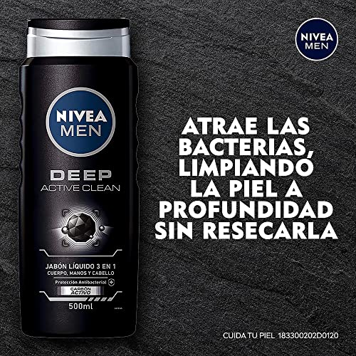 Nivea Men Active Clean Men's Body Wash - 16.9 oz - Image 4