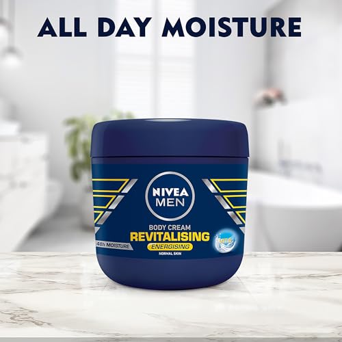 NIVEA Men's Revitalising Body Cream, 13.5oz - Image 3