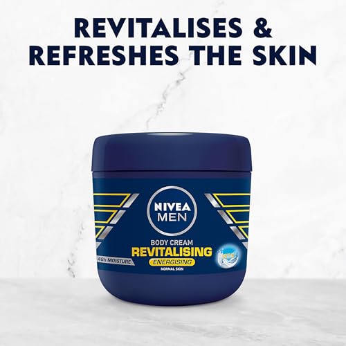 NIVEA Men's Revitalising Body Cream, 13.5oz - Image 2