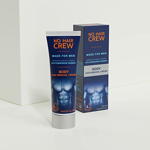 NO HAIR CREW Body Hair Removal Cream For Men, 200ml - Image 5
