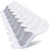 SIXDAYSOX No Show Socks For Men 6/8 Pack
