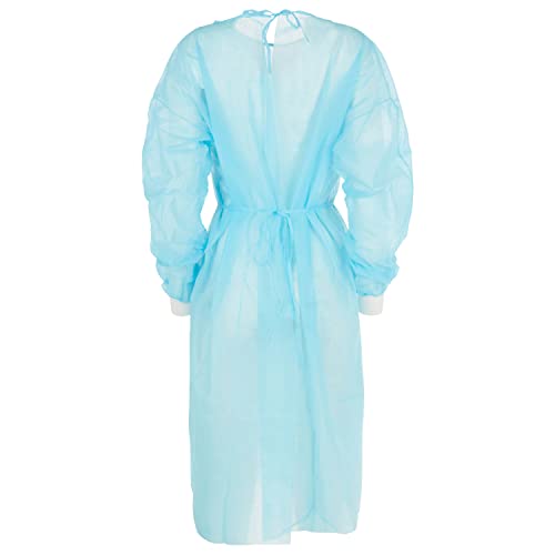 NOBLES HEALTH CARE PRODUCT SOLUTIONS Blue Disposable Isolation Gowns, Latex-Free - Image 3