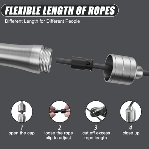 nonogo Speed Jump Rope For Fitness - Adjustable Skipping Rope - Image 5