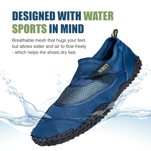 NORTY Men's Extra Wide Aqua Shoes - Image 2