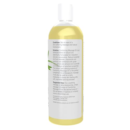 NOW Foods Comforting Massage Oil, Vitamin Infused Blend - Image 2