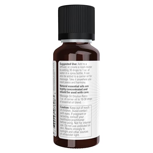 NOW Foods Peace & Harmony Calming Oil Blend, Vegan - Image 3