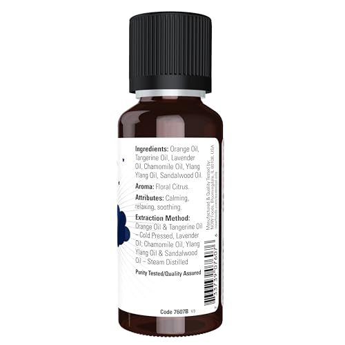 NOW Foods Peaceful Sleep Oil Blend, Relaxing Aromatherapy - Image 2