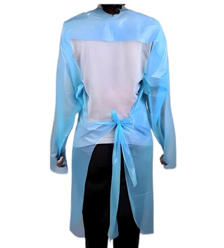 Nuke Armor Isolation Gowns, Level 4, CPE, Blue - Image 3